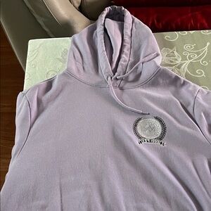 H&M Lavender Hoodie with Embroidered Logo